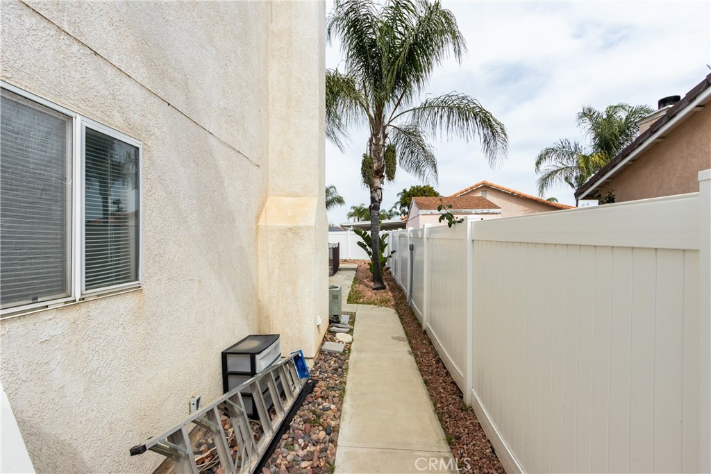 25588 Pelion Road Menifee, CA 92584 - Photo 42 of 43 a view of balcony with wooden floor and fence