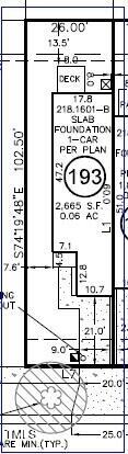 2206 Rabbitbrush Street Durham, NC 27704 - Photo 46 of 49 AR193 Plot Plan