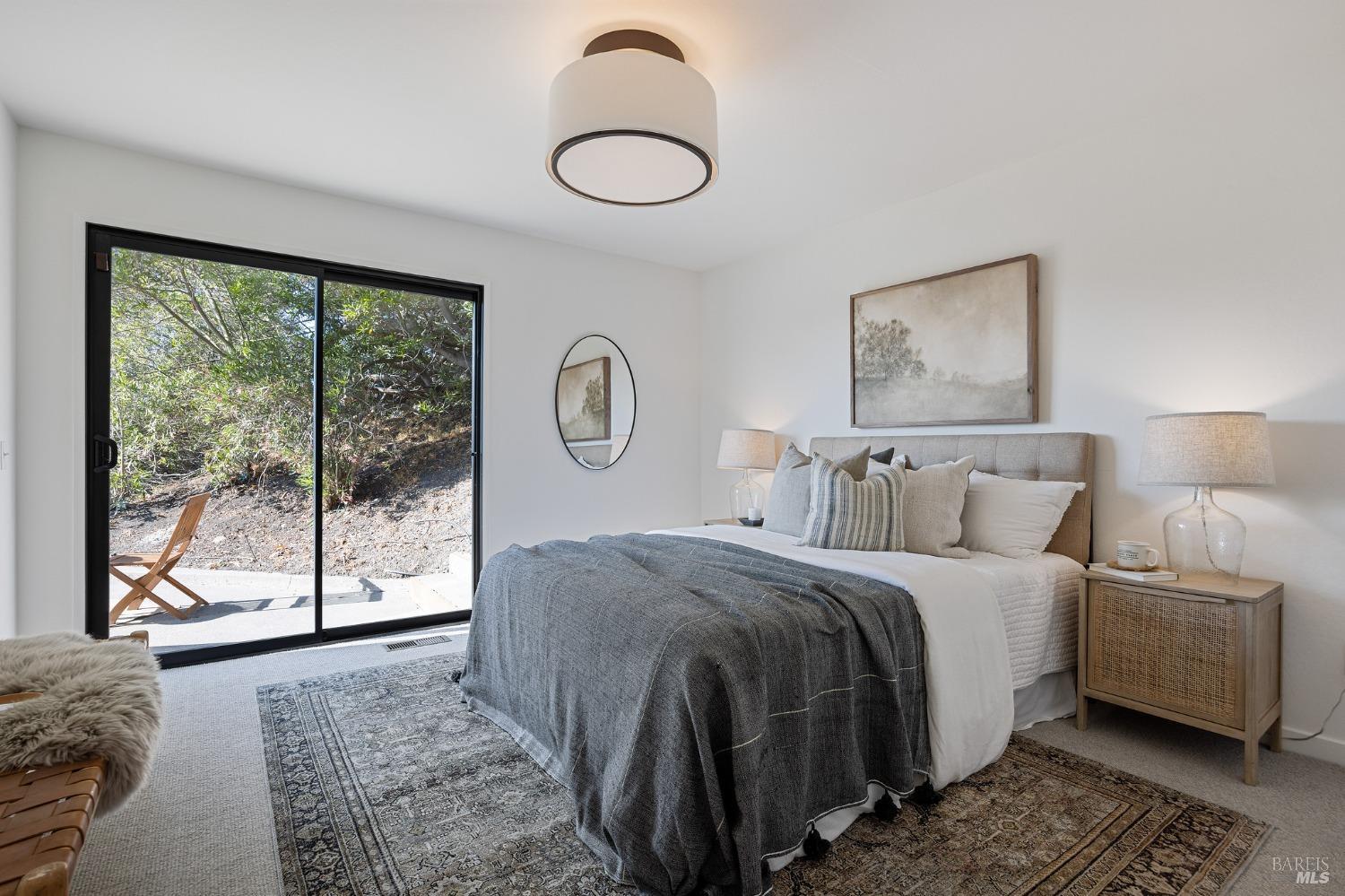 115 Geldert Drive Tiburon, CA 94920 - Photo 37 of 57 a bedroom with a bed and window