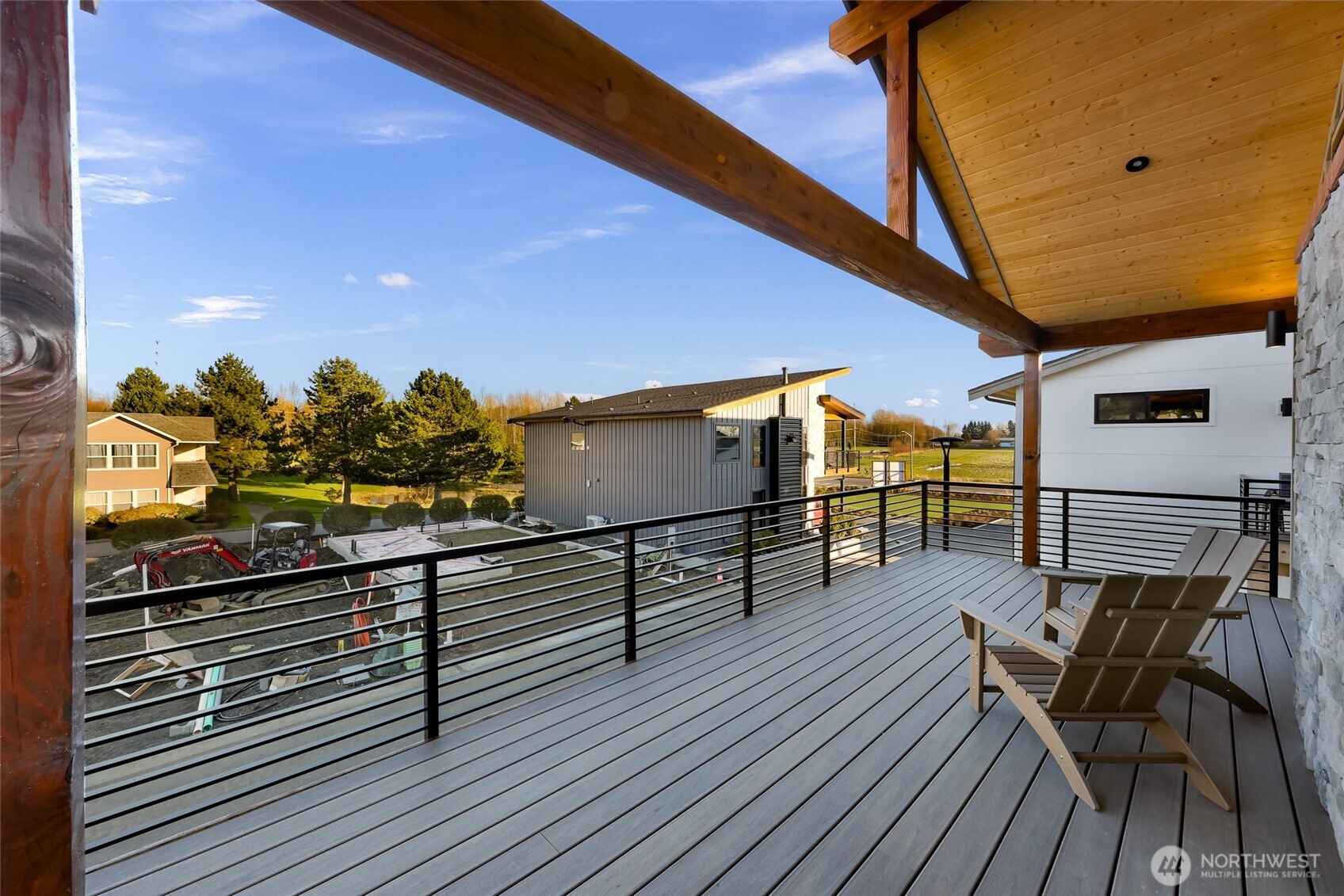220 Skipping Stone Loop Lynden, WA 98264 - Photo 19 of 26 a view of a balcony with chairs