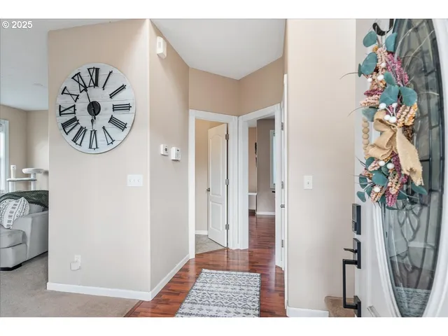a view of a hallway with interior of the house