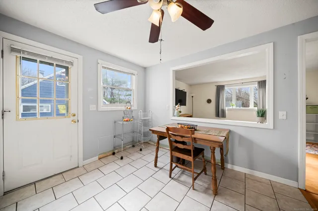 a room with furniture a desk and chair