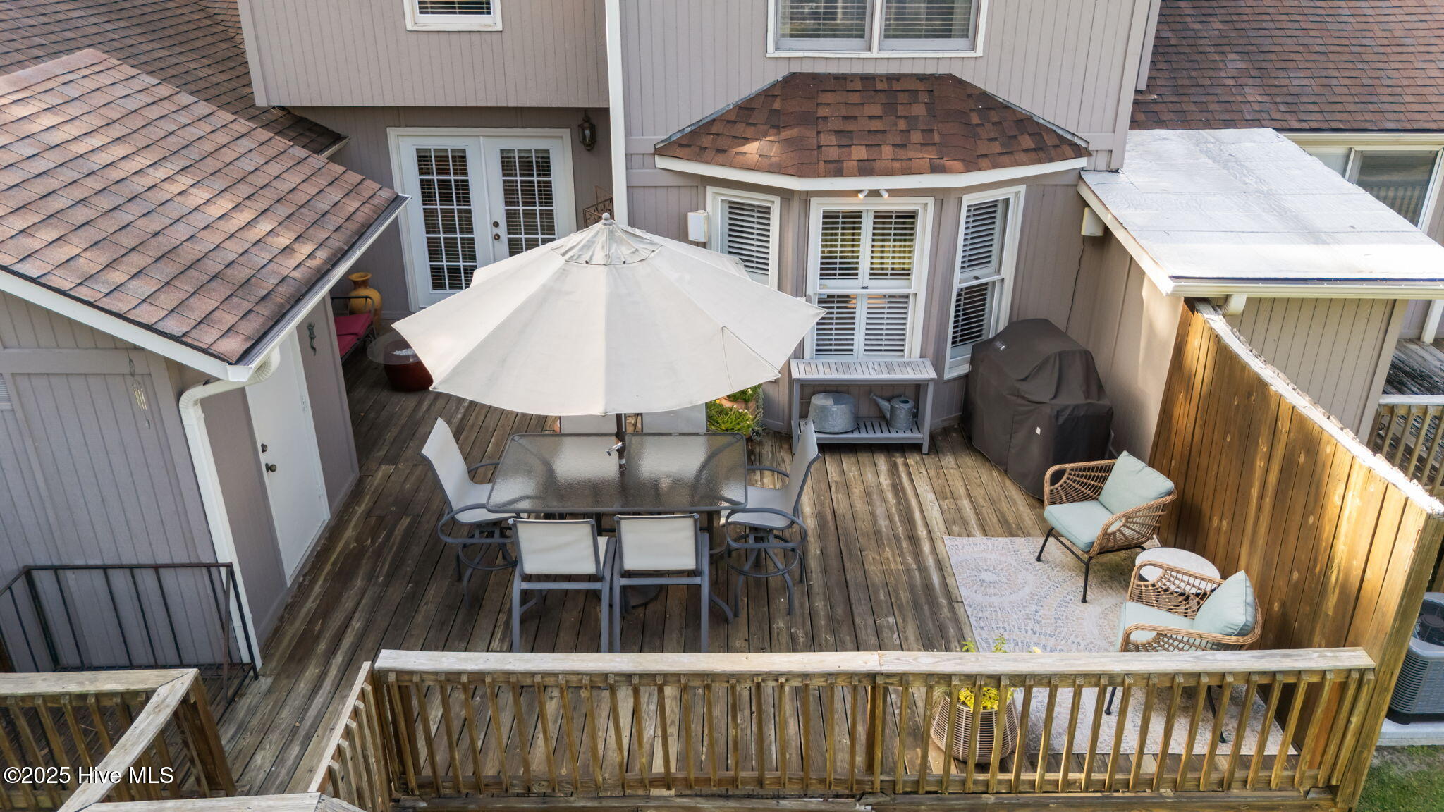 1874 Quail Ridge Road, Unit E Greenville, NC 27858 - Photo 4 of 55 Private, back deck. One of the largest in Quail Ridge.