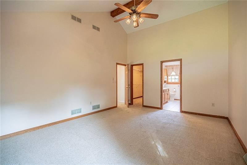 2536 Riva Ridge Court Wexford, PA 15090 - Photo 14 of 25 The master bedroom does not disappoint with its amazing 17x13 size but feels even larger thanks to the vaulted ceilings.