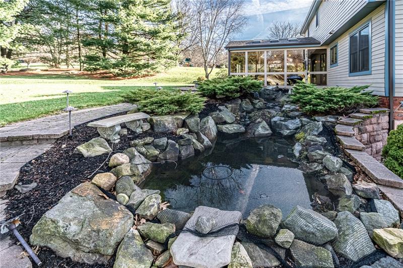 2536 Riva Ridge Court Wexford, PA 15090 - Photo 4 of 25 The waterfall feature creates a tranquil setting thanks to the relaxing white noise, and the landscape rocks that surround this water feature are just perfect!