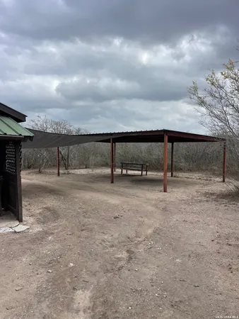 a view of outdoor space with seating