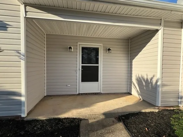 a view of front door of the house