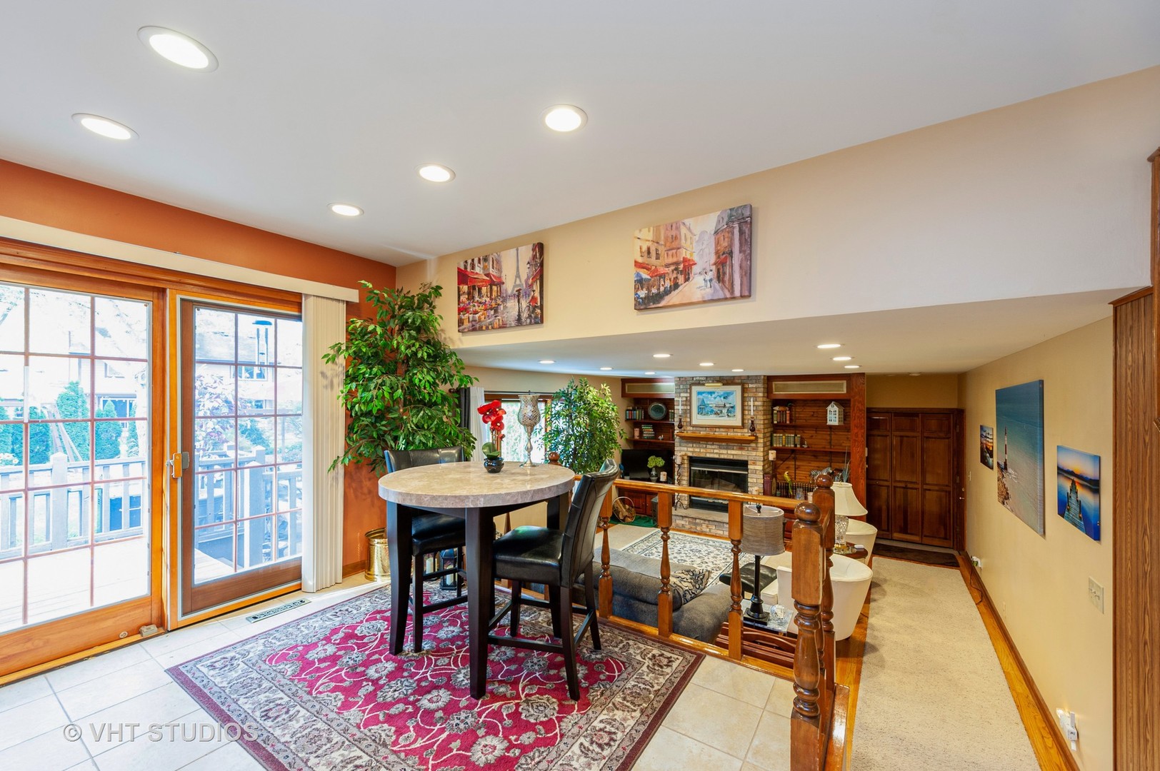 227 Perth Road Cary, IL 60013 - Photo 3 of 19 a living room with furniture a wooden floor and next to a window