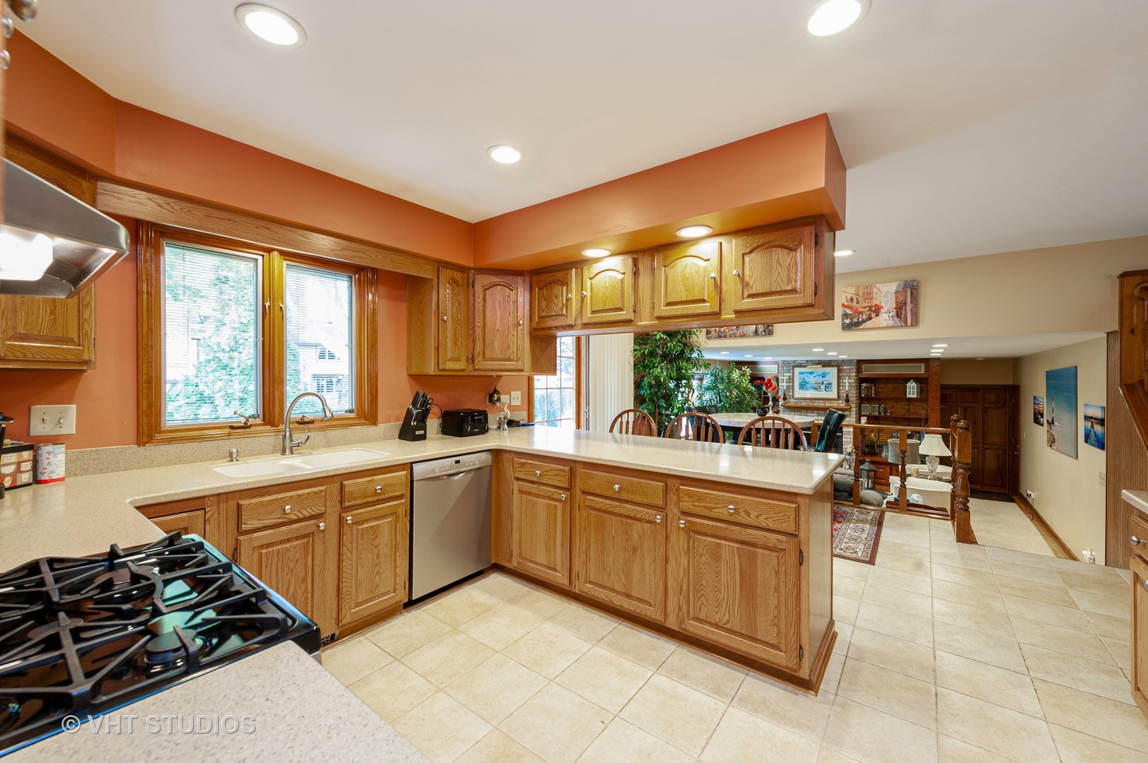 227 Perth Road Cary, IL 60013 - Photo 5 of 19 a kitchen with stainless steel appliances a sink and cabinets