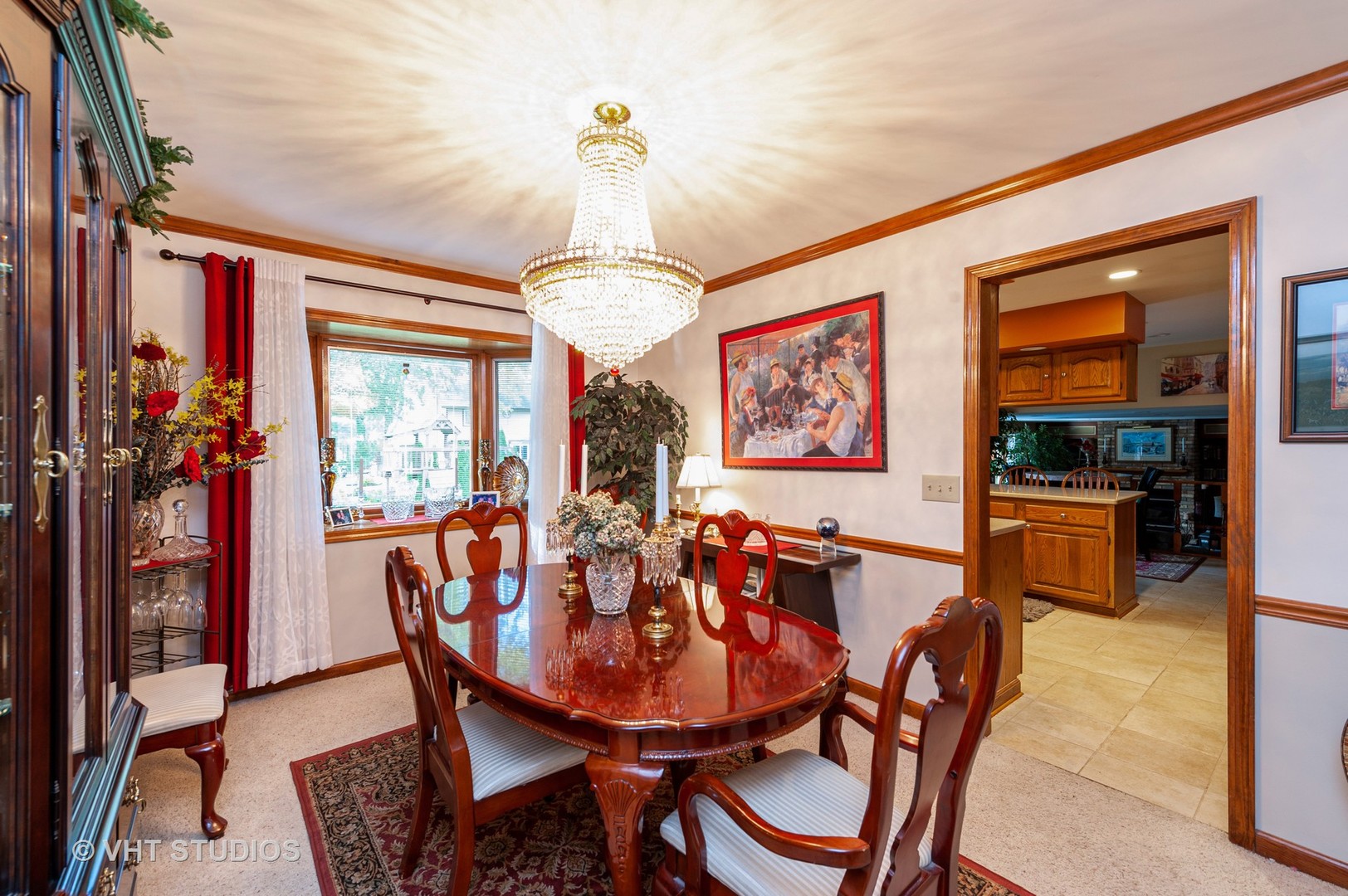 227 Perth Road Cary, IL 60013 - Photo 9 of 19 a view of a dining room with furniture window and wooden floor