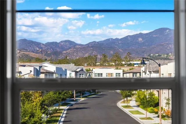 a lobby with furniture and window