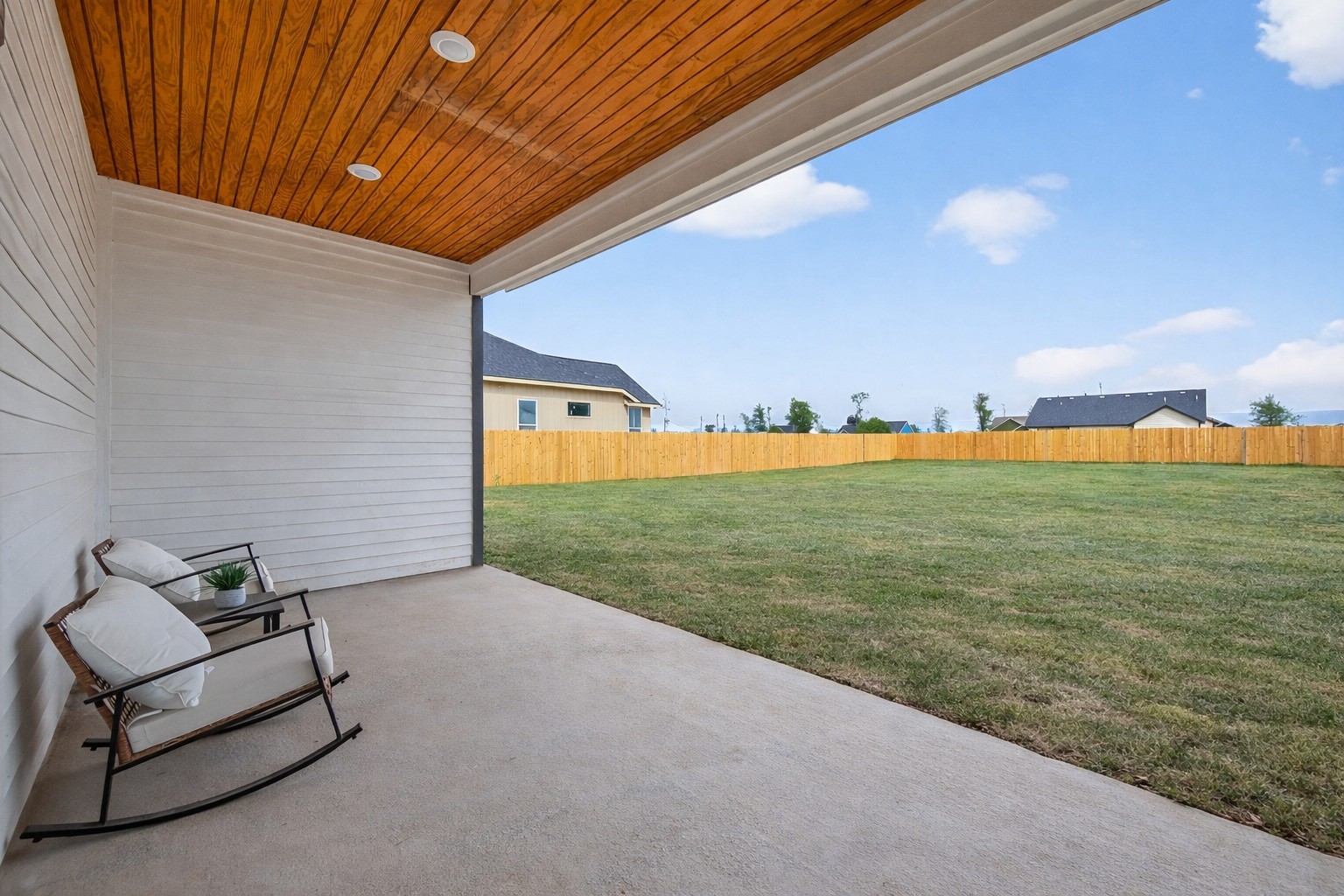 1129 Longleaf Pne Street Huffman, TX 77336 - Photo 32 of 35 a view of a backyard
