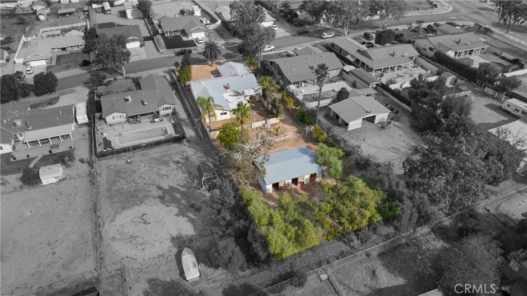 3518 Chestnut Drive Norco, CA 92860 - Photo 30 of 38 an aerial view of residential house with outdoor space