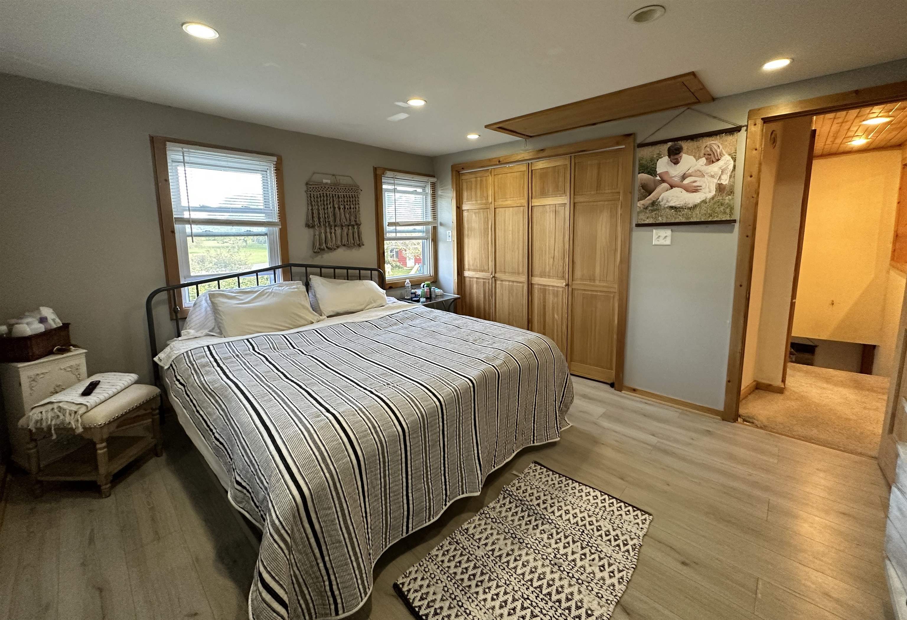 1062 Hansey Creek Road Port Norris, NJ 08349 - Photo 12 of 19 a bedroom with a large bed and a window