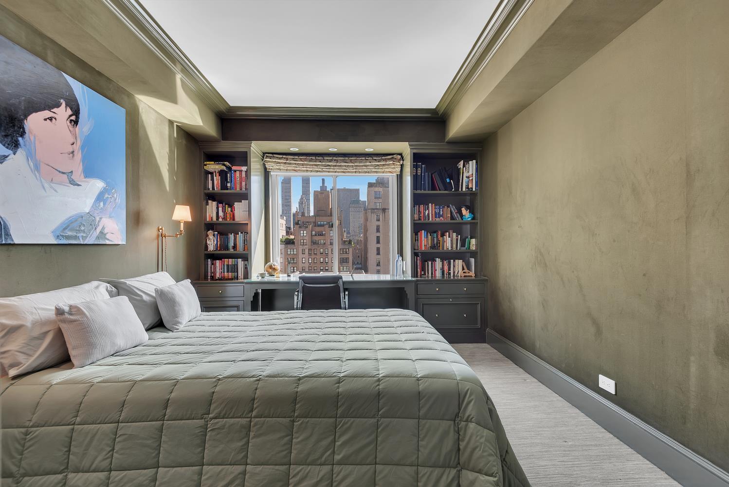 3 East 71st Street, Unit 10/11B Manhattan, NY 10021 - Photo 13 of 17 a bedroom with a large bed and a window