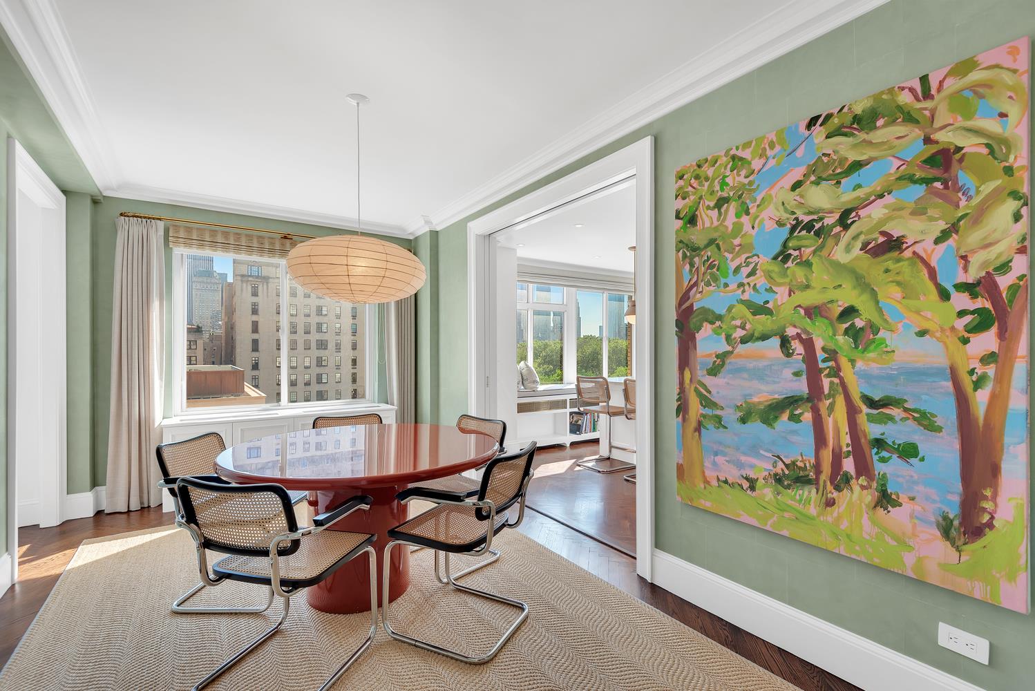 3 East 71st Street, Unit 10/11B Manhattan, NY 10021 - Photo 3 of 17 a view of a dining room with furniture window and outside view