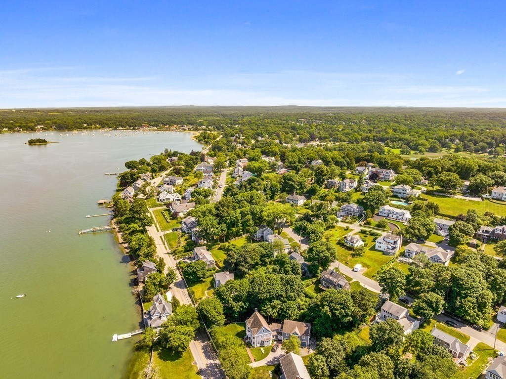29 Governor Long Road Hingham, MA 02043 - Photo 38 of 39 an aerial view of residential building and lake