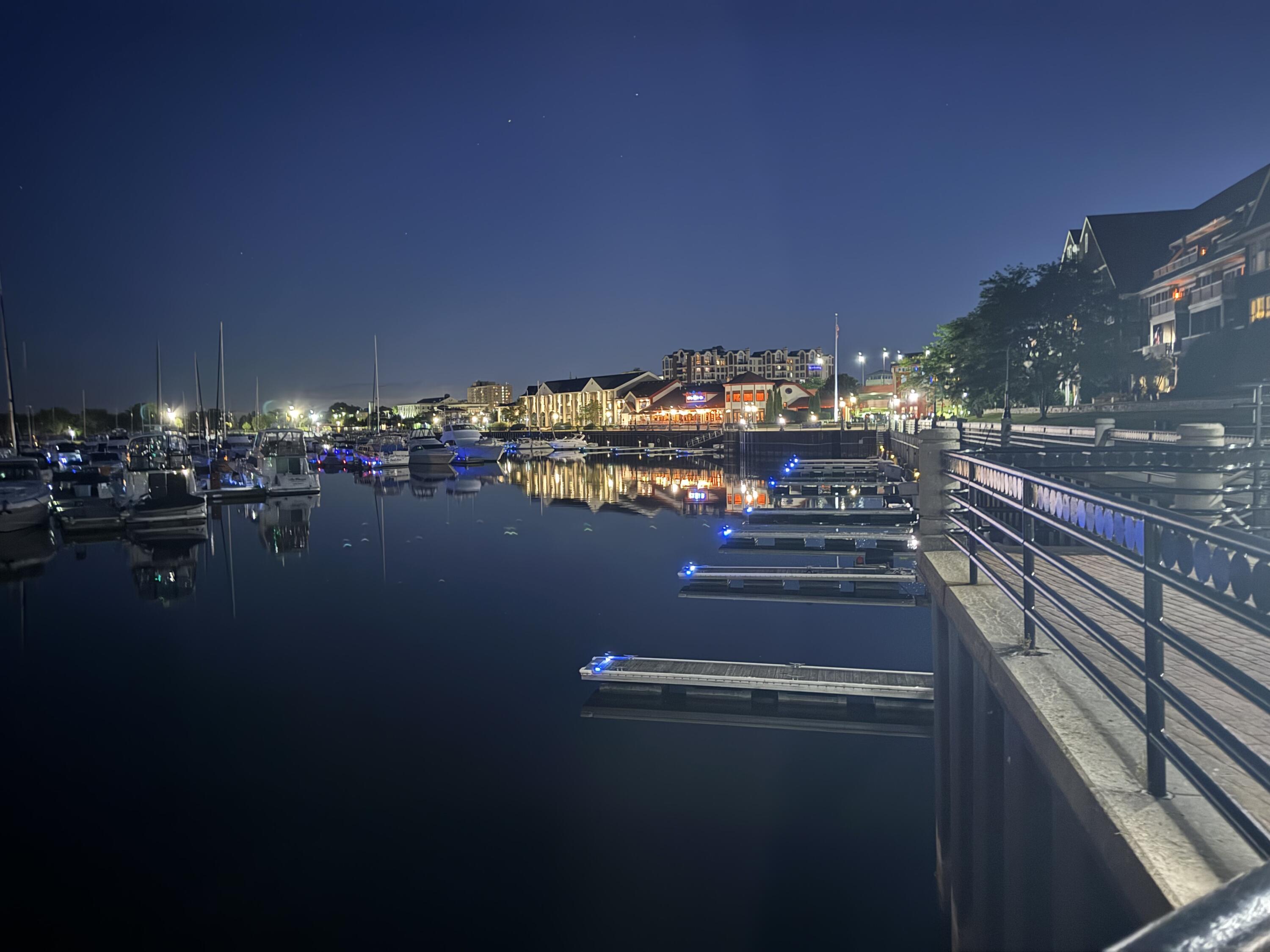 333 Lake Avenue, Unit 806 Racine, WI 53403 - Photo 56 of 58 9B_Racine Evening Riverwalk 2025