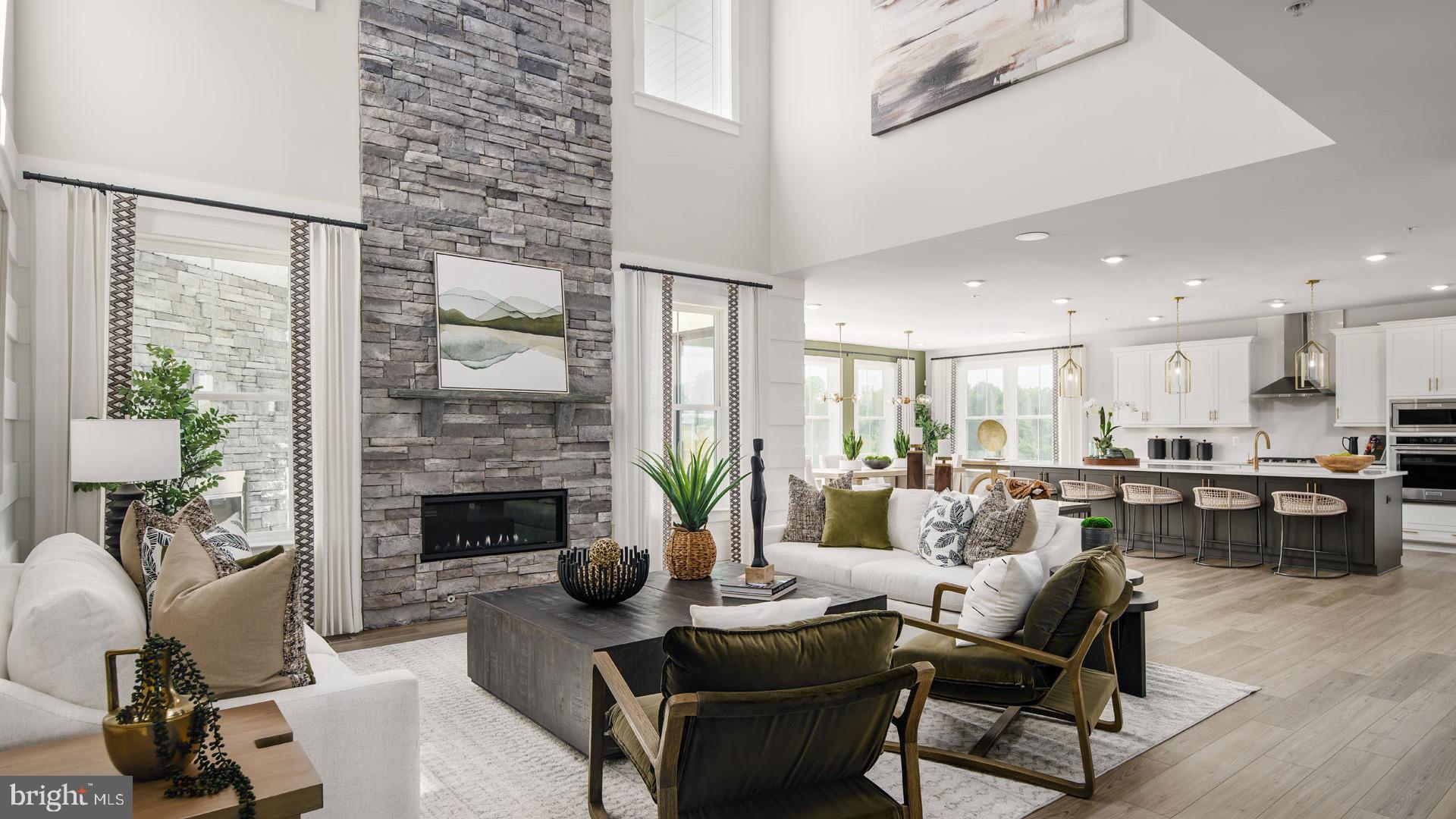 Tbb Tbb Brandenburg Farm, Unit ALBEMARLE Brunswick, MD 21716 - Photo 7 of 52 a living room with furniture fireplace and a table