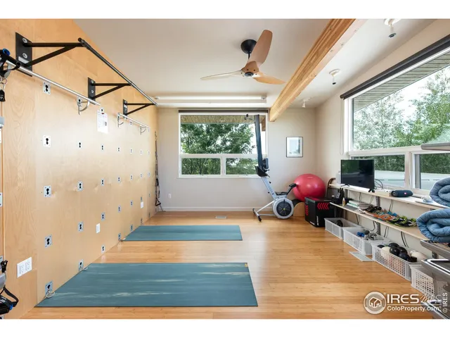 a view of kitchen and wooden floor