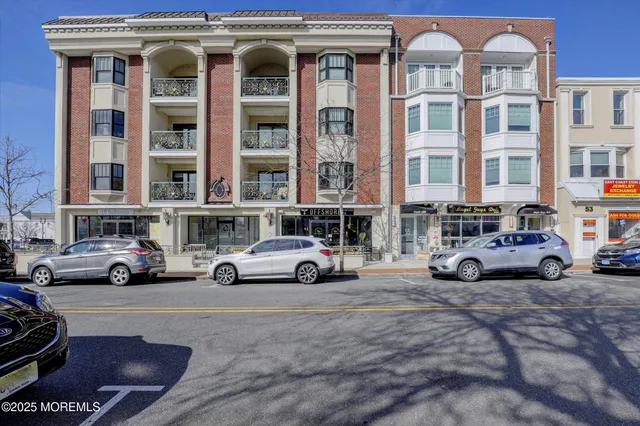 a car parked in front of a building