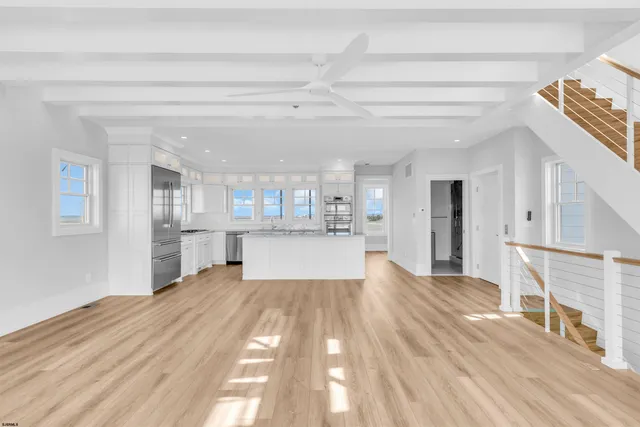 a view of a terrace with skyline