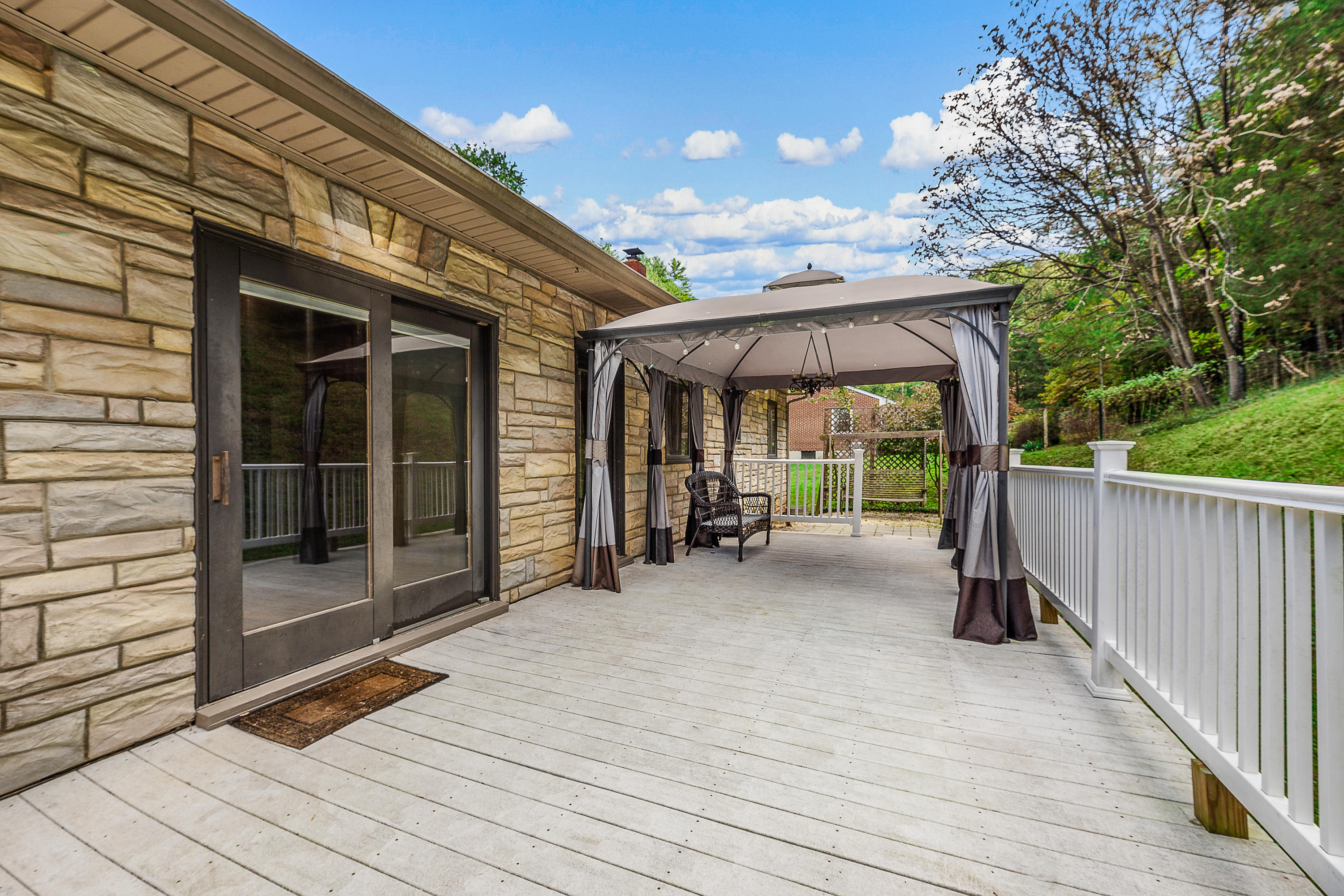 6963 Davis Boone Road Boones Mill, VA 24065 - Photo 15 of 26 Large Deck off Kitchen