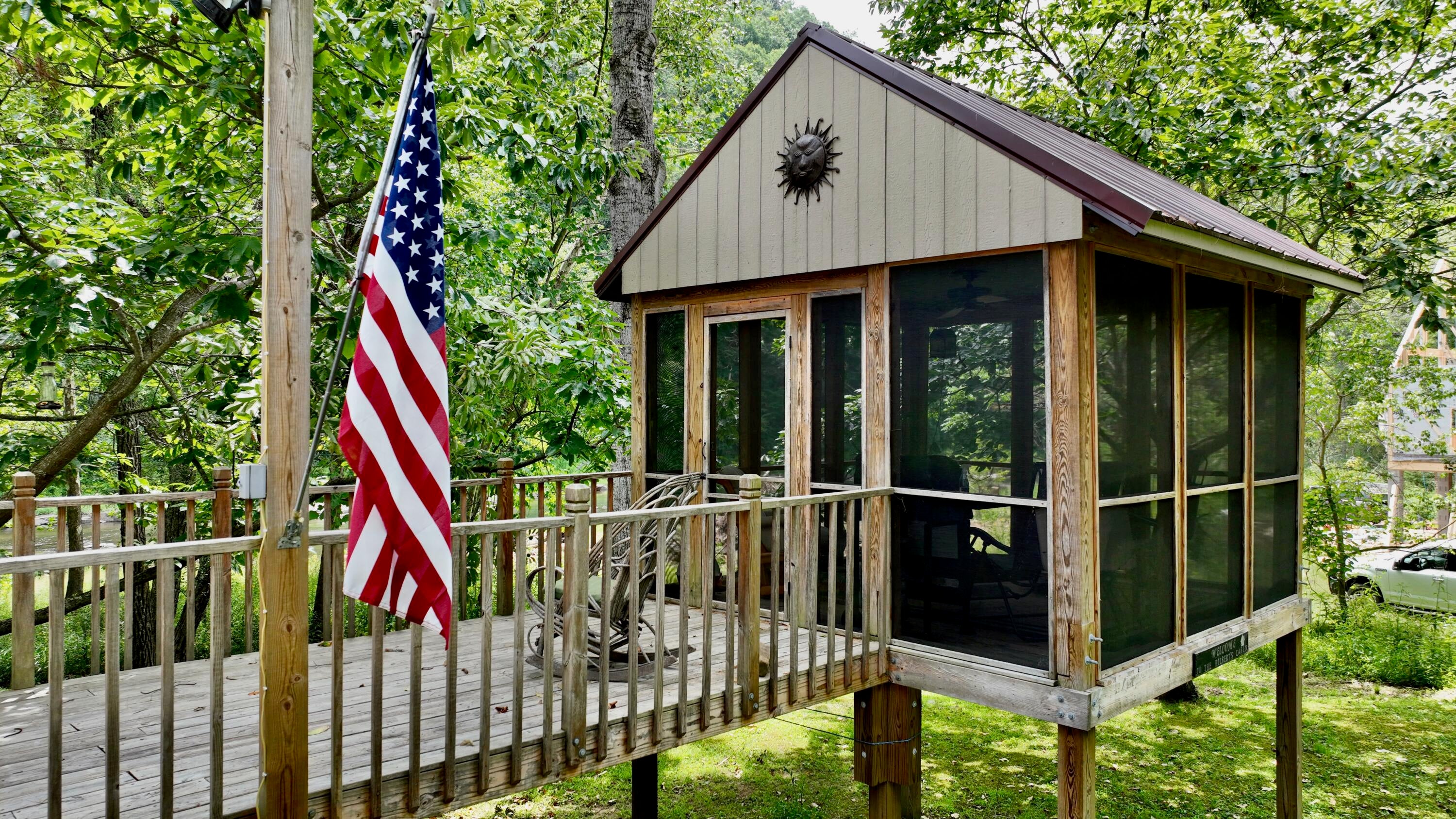 3981 Coleman Cliff Road Frankford, WV 24938 - Photo 2 of 66 Screened porch