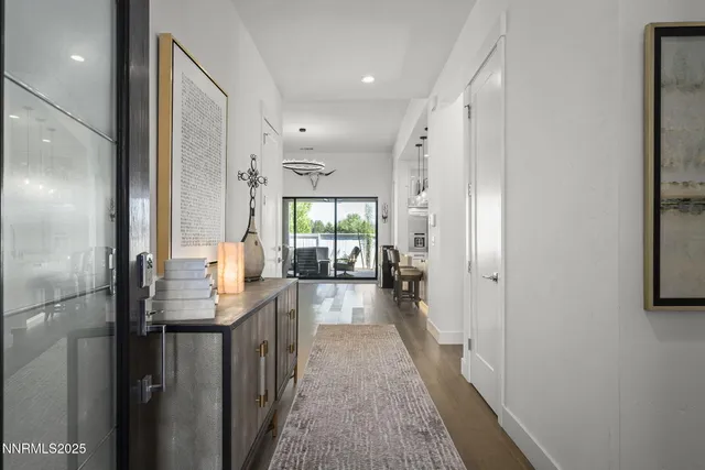 a bathroom with sink a mirror a bathtub and shower