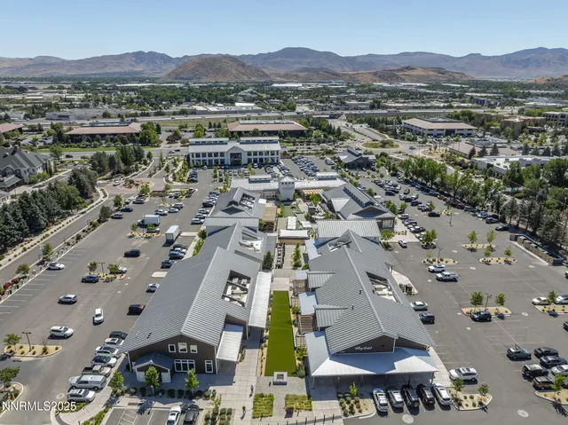 a view of city with mountain