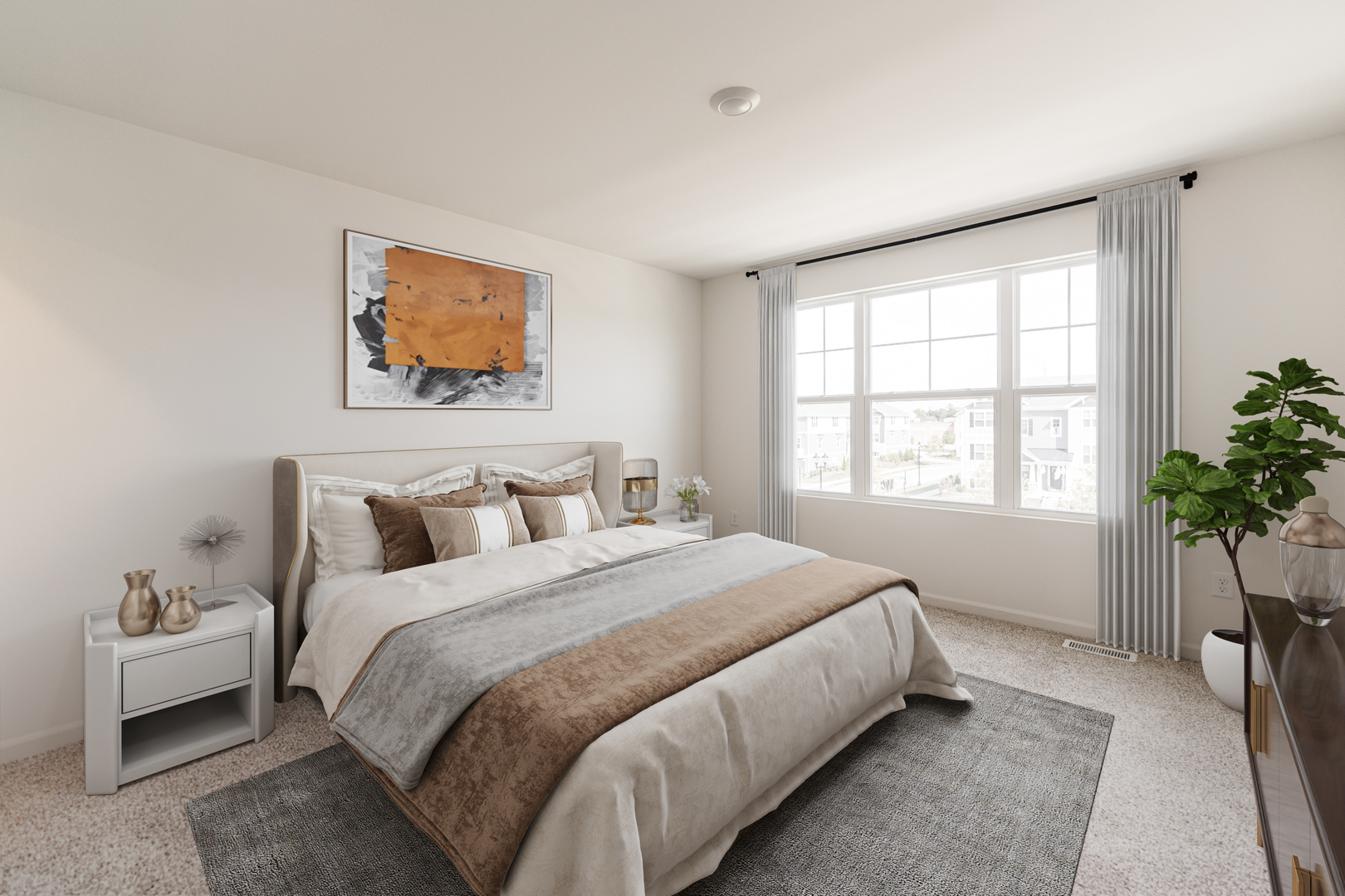 2016 Yellowstone Boulevard Mundelein, IL 60060 - Photo 14 of 30 a bedroom with bed and a window