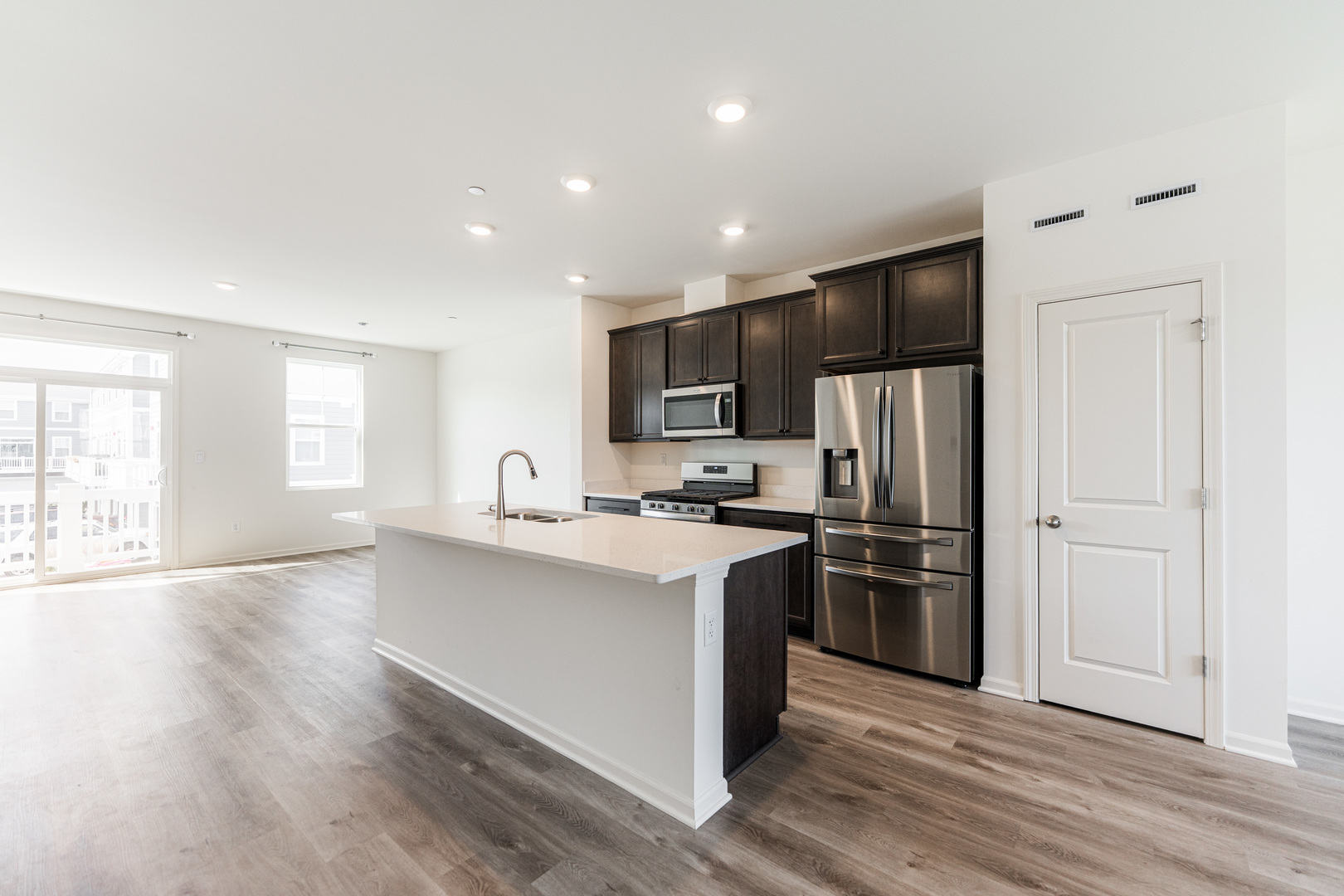 2016 Yellowstone Boulevard Mundelein, IL 60060 - Photo 5 of 30 a kitchen with stainless steel appliances granite countertop a refrigerator stove and sink