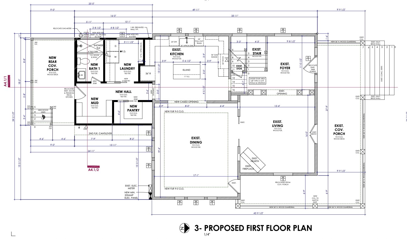 404 Avondale Street Houston, TX 77006 - Photo 6 of 7 a black and white photo of a living room