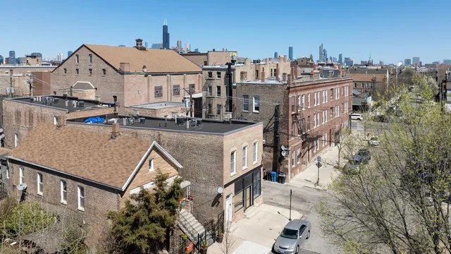 a view of a house with a outdoor space