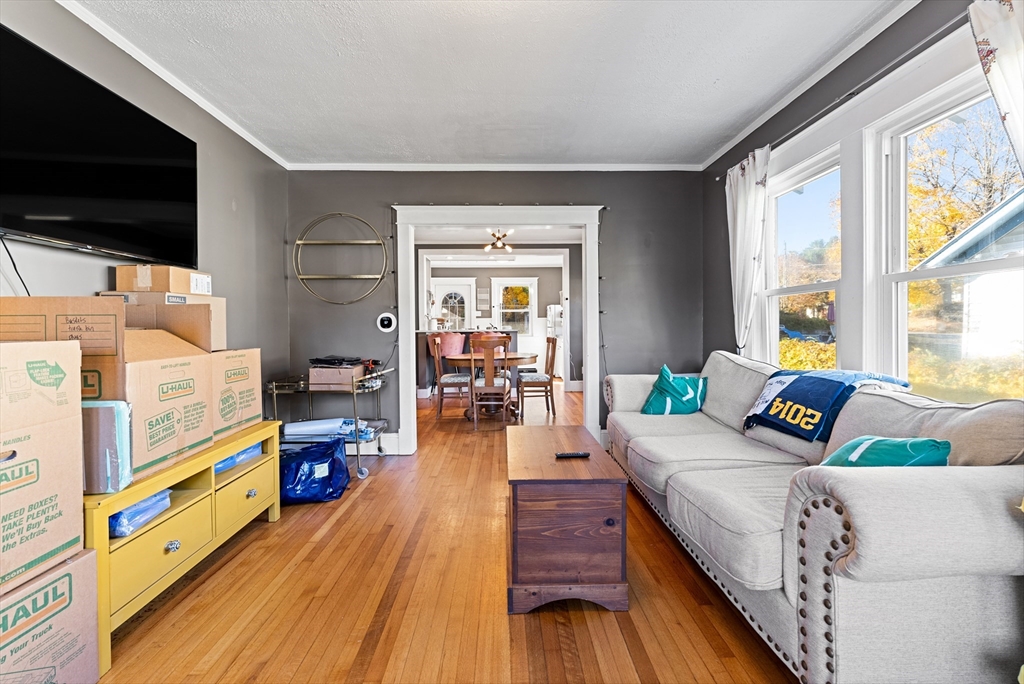 39 Catherine Street Pittsfield, MA 01201 - Photo 5 of 36 a living room with furniture and a flat screen tv