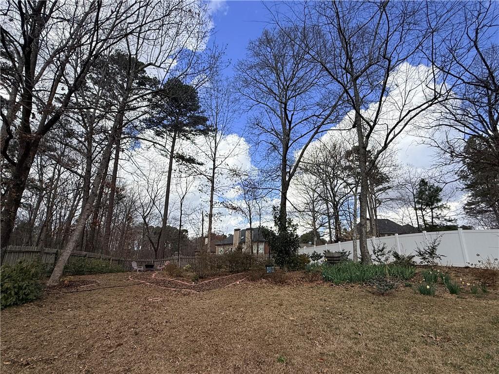 3680 Hamilton Dam Road Dacula, GA 30019 - Photo 27 of 33 a backyard of a house with lots of green space