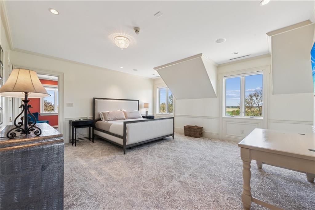 152 Justabout Road Venetia, PA 15367 - Photo 25 of 50 a spacious bedroom with a bed and a couch