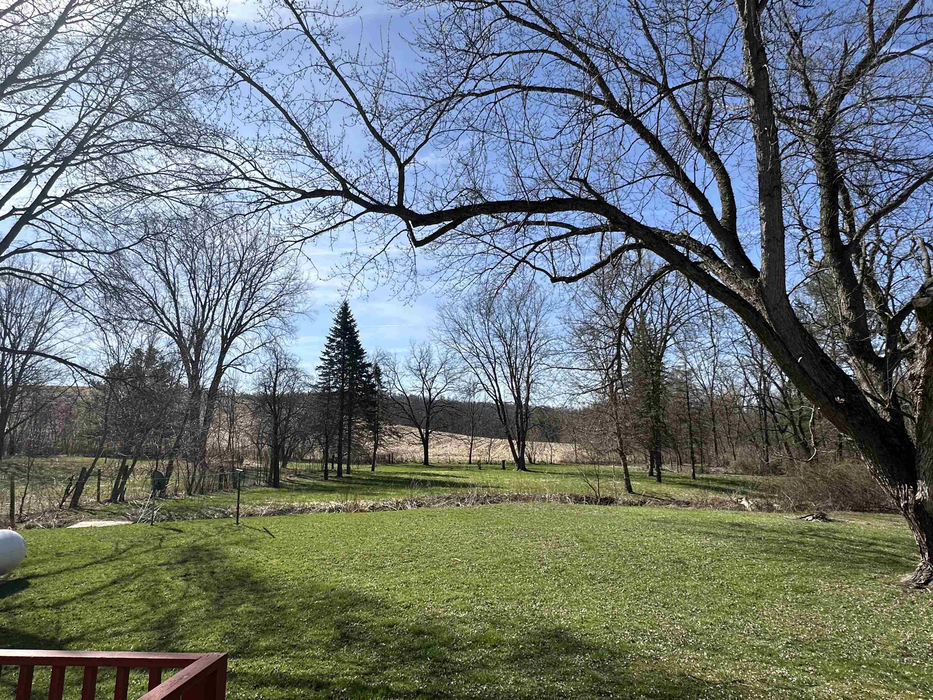14400-3 3 Mile Road Savanna, IL 61074 - Photo 12 of 19 a view of a backyard with large trees