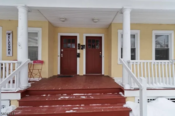 a view of a balcony