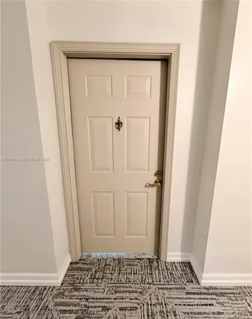 a view of a door