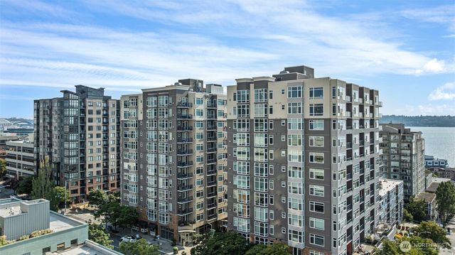 a view of a city with buildings
