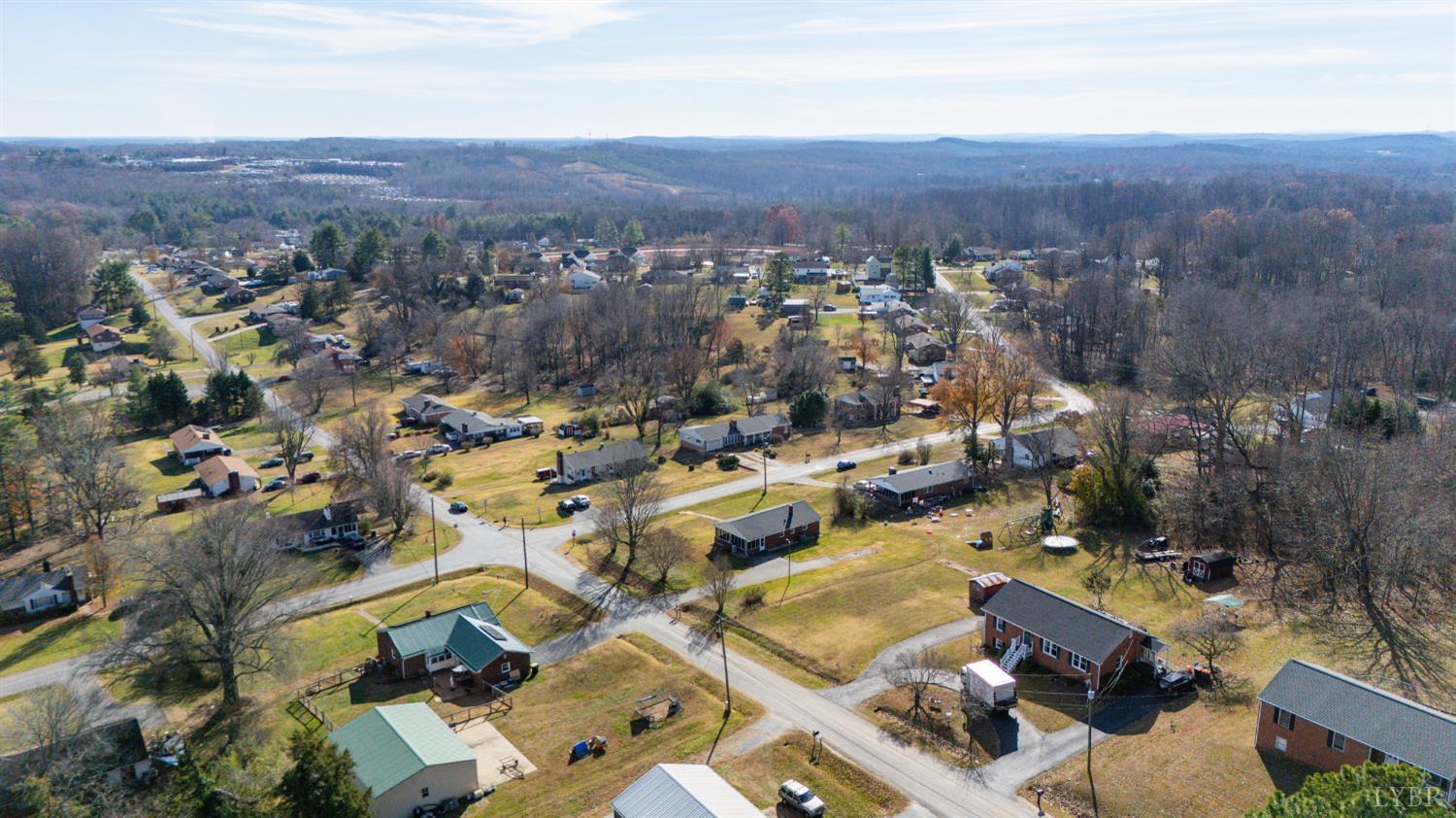492 Greendale Drive Rustburg, VA 24588 - Photo 33 of 39 an aerial view of residential house and green space