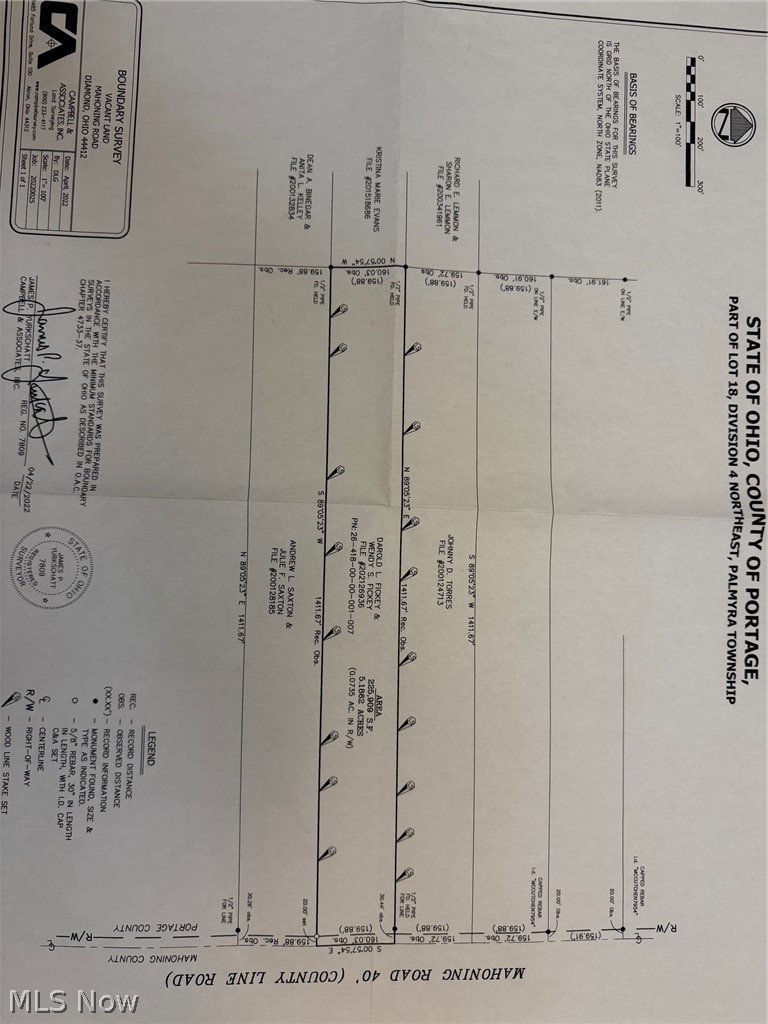 Mahoning Road Diamond, OH 44412 - Photo 4 of 4 Survey map / technical document