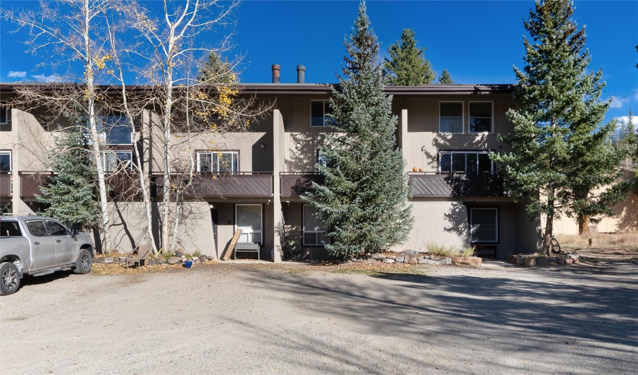 163 High Tor Road, Unit 2 Breckenridge, CO 80424 - Photo 38 of 48 a view of a house with a yard