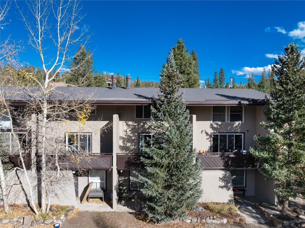 163 High Tor Road, Unit 2 Breckenridge, CO 80424 - Photo 41 of 48 a front view of a house with a yard