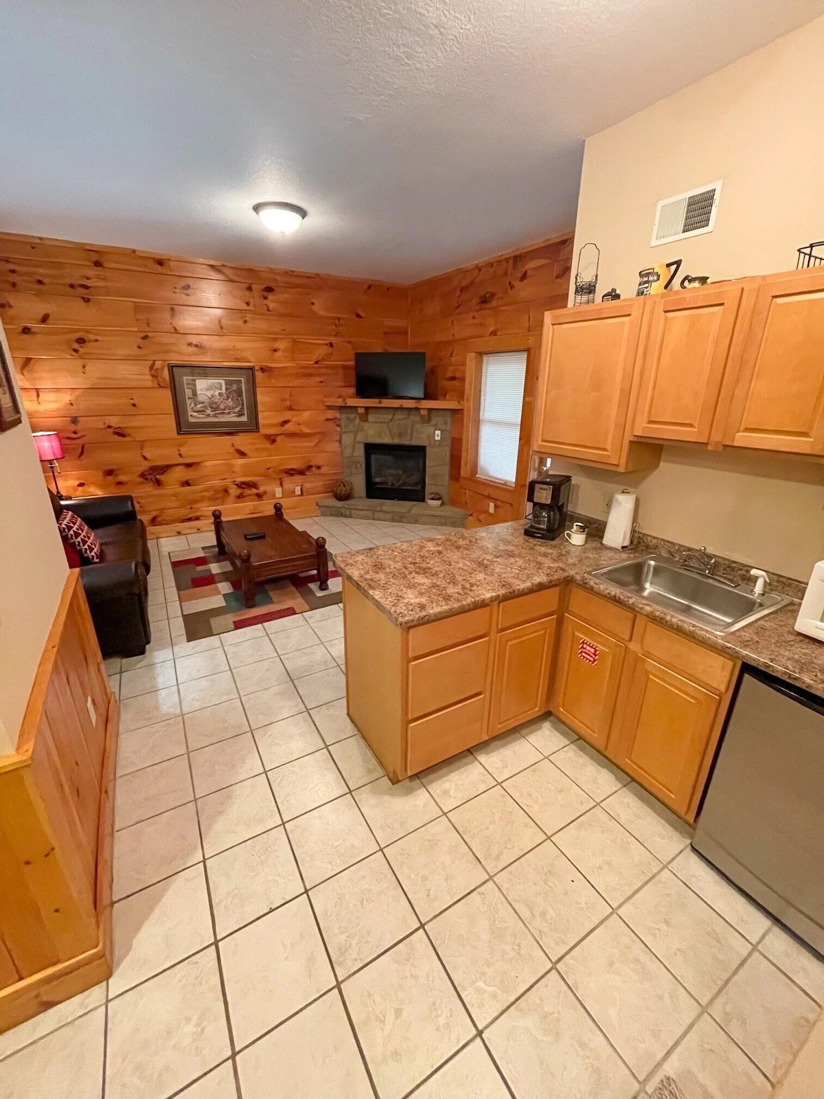 839 Golf View Boulevard Sevierville, TN 37863 - Photo 7 of 8 a kitchen with a sink and a stove top oven