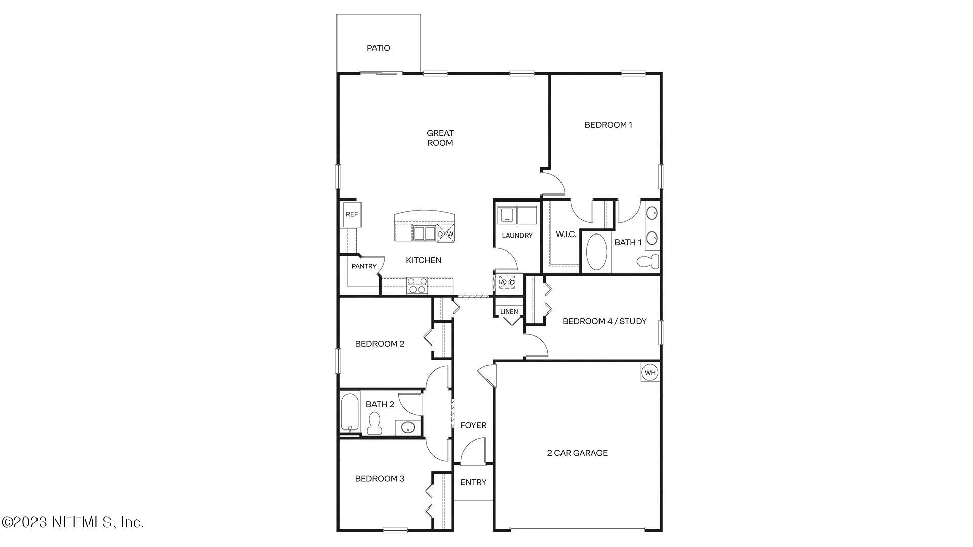 12725 European Beech Road Jacksonville, FL 32218 - Photo 2 of 36 a picture of a wall with a white wall