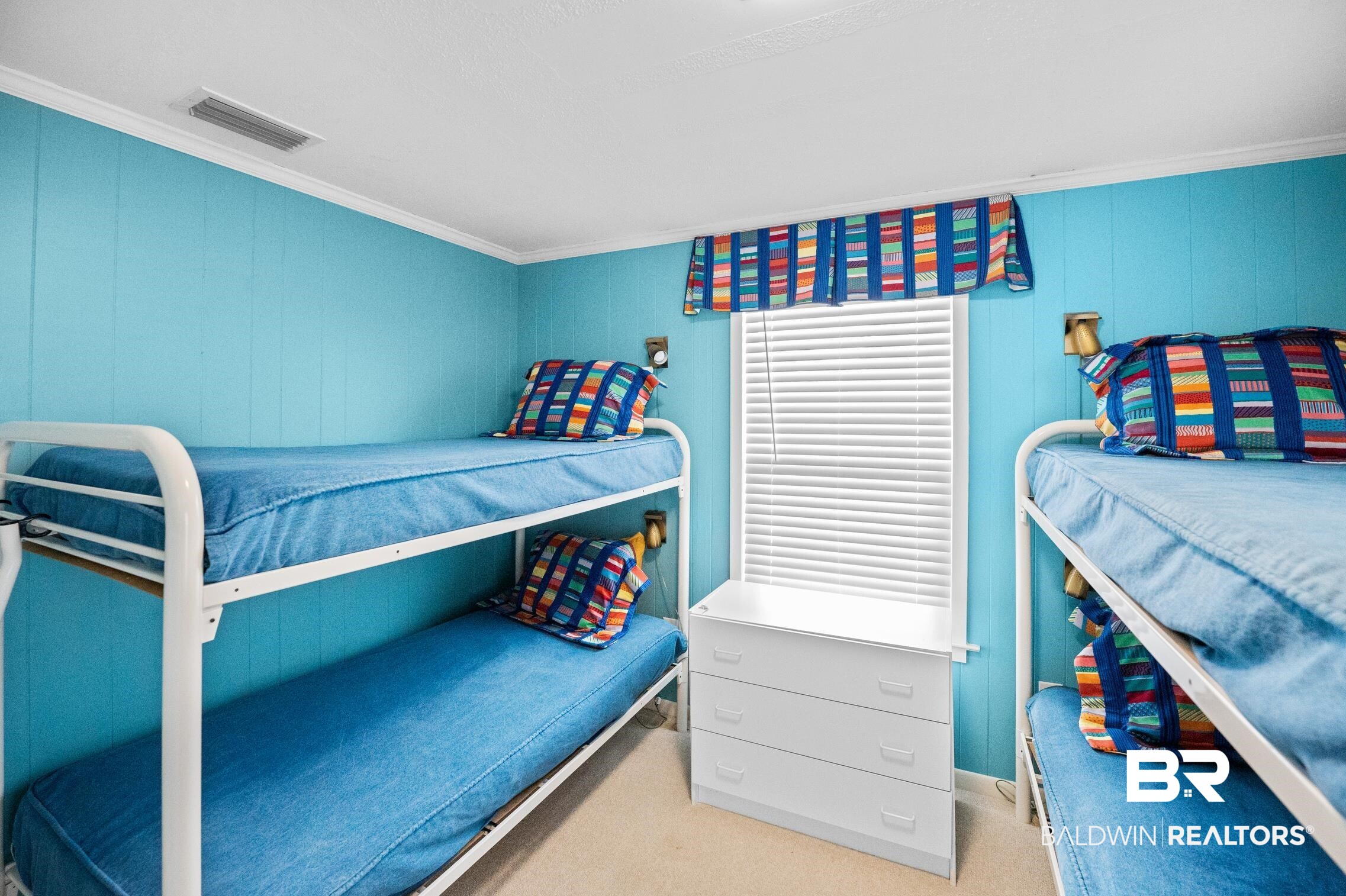 30388 River Road Orange Beach, AL 36561 - Photo 27 of 72 Carpeted bedroom with visible vents and crown molding
