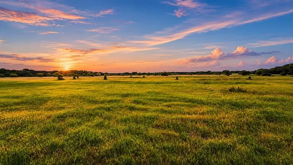 a sunset view with ocean view