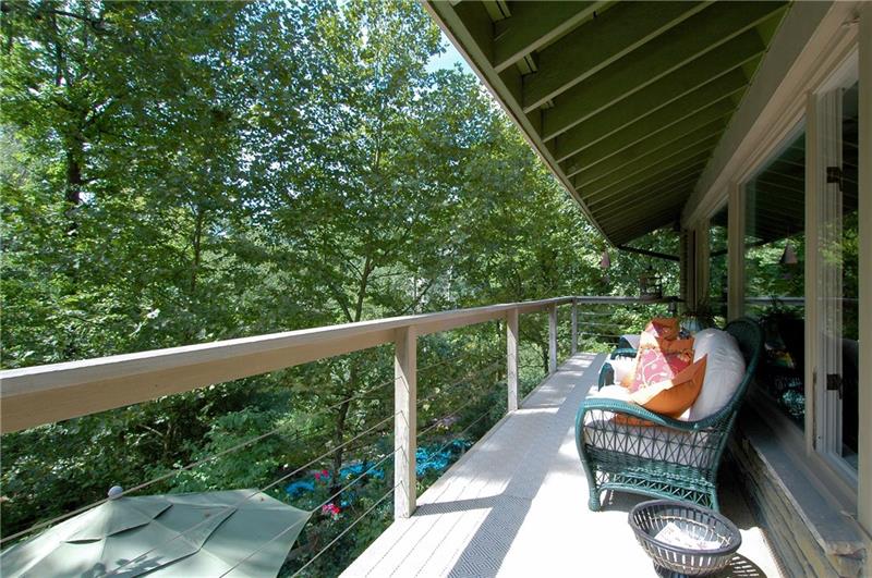 817 Elm Spring Road Mt. Lebanon, PA 15243 - Photo 22 of 25 Deck - Wooded views!